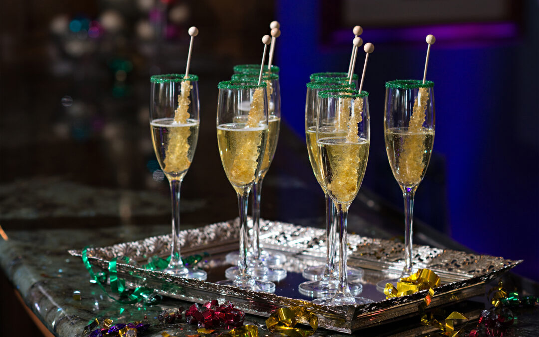 A Festive Champagne Cocktail for New Year’s Eve