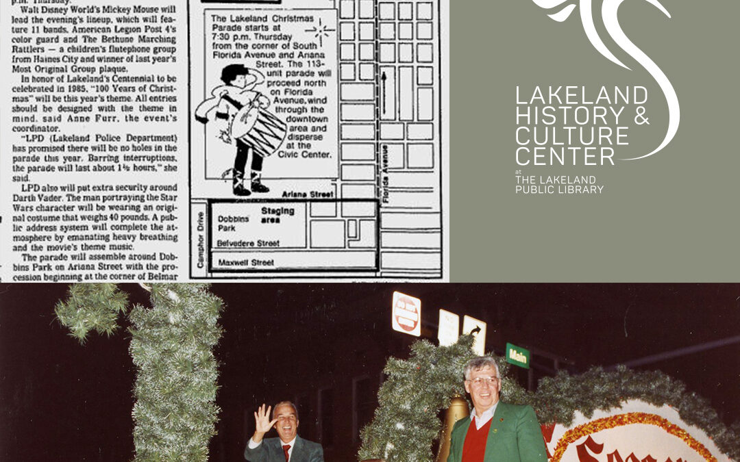 Christmas Parade 1985 Season Greetings The Lakelander